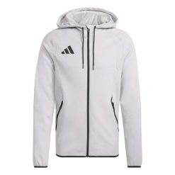 Bluza męska adidas Tiro 26 Travel Sweat Hoodie. Szare bluzy Adidas, m, bez wzorów, z bawełny, bez kaptura. Za 279.99 zł.