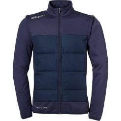 Kurtka z odpinanymi rękawami Uhlsport Essential. Niebieskie kurtki Uhlsport, xl, bez wzorów, z materiału, bez kaptura. Za 285.00 zł.