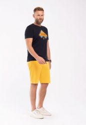 Dresowe szorty M-TANDO. Krótkie spodenki sportowe Volcano, m, bez wzorów, z bawełny. Za 119.99 zł.