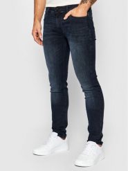 Jack&Jones Jeansy Liam Original Agi 12166852 Granatowy Skinny Fit. Niebieskie jeansy Jack&Jones, m. Za 189.99 zł.