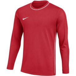 Koszulka męska Nike Dri-Fit Park 26 Crew Top. Czerwone bluzy Nike, m, bez wzorów, z poliesteru, bez kaptura. Za 108.99 zł.