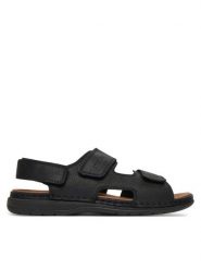 Rieker Sandały CEO-25558-01 Czarny. Czarne sandały Rieker, ze skóry, bez zapięcia. Za 349.99 zł.