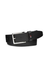 Tommy Hilfiger Pasek Męski Oliver 3.5 Ext AM0AM11461 Czarny. Czarne paski Tommy Hilfiger, bez wzorów, ze skóry. Za 209.99 zł.