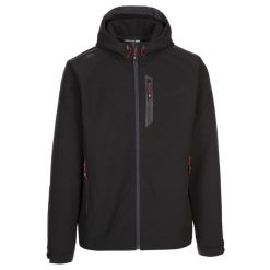 Trespass Marlon B - Męski softshell Jkt Black. Czarne kurtki softshell Trespass, m, bez wzorów, z softshellu, bez kaptura. Za 379.99 zł.