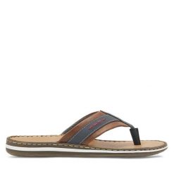 Japonki Rieker. Niebieskie japonki Rieker, bez wzorów. Za 289.99 zł.