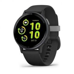 Zegarek sportowy Garmin Vivoactive 5 AMOLED 42mm Czarny. Czarne zegarki sportowe GARMIN. Za 954.99 zł.