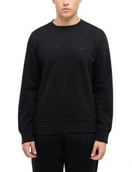 Męska Bluza Nierozpinana Mustang Style Clio Black 1017548 4142. Czarne bluzy Mustang, l, bez wzorów, bez kaptura. Za 119.99 zł.