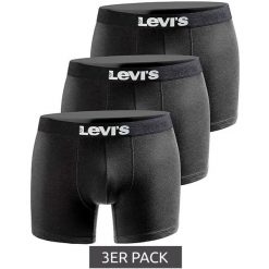 Bokserki majtki męskie Levi's Boxers 3-Pack. Czarne bokserki Levi's®, m, bez wzorów, z gumy. Za 99.00 zł.