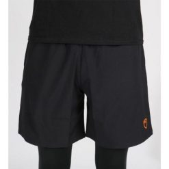 Męskie Szorty Sportowe PlayerLayer Blitz Field Czarne XL. Czarne krótkie spodenki sportowe POWERLAYER, m, bez wzorów, z elastanu. Za 140.99 zł.