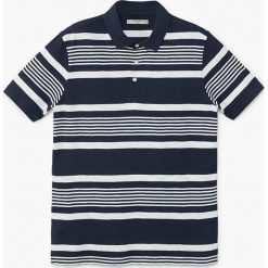 Mango Man - Polo Luca. Koszulki polo marki Mango Man, z bawełny, polo, z krótkim rękawem. W wyprzedaży za 49.90 zł.