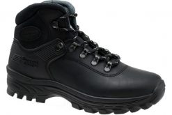 Buty męskie trekkingowe Grisport Nero Dakar Trekking. Czarne buty turystyczne Grisport, na zimę, bez wzorów, z materiału, bez zapięcia, trekkingowe. Za 299.99 zł.