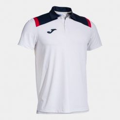 Polo Joma Toledo. Białe koszulki polo Joma, m, bez wzorów, bez kołnierzyka, bez ramiączek, na fitness i siłownię. Za 232.50 zł.