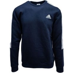 Bluza męska adidas Essentials Sweatshirt. Białe bluzy Adidas, m, bez wzorów, bez kaptura. Za 144.00 zł.