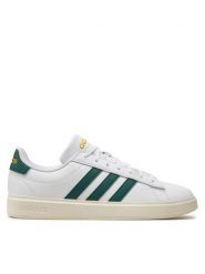 Adidas Sneakersy Grand Court 2.0 ID1171 Biały. Białe buty sportowe casual Adidas, bez wzorów, ze skóry, bez zapięcia. Za 279.99 zł.