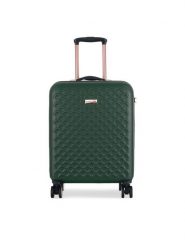 Semi Line Walizka kabinowa T5928-1 Khaki. Brązowe walizki Semi-line, bez wzorów, z tworzywa sztucznego. Za 199.99 zł.