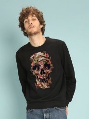 WOOOP Bluza "Jungle Skull" w kolorze czarnym rozmiar: XXL. Czarne bluzy Wooop, xxl, bez wzorów, z bawełny, bez kaptura. Za 100.99 zł.