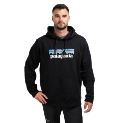 Bluza Patagonia P-6 Logo Uprisal. Czarne bluzy Patagonia, m, bez wzorów, bez kaptura. Za 359.99 zł.