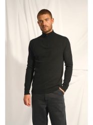 Just Cashmere Kaszmirowy sweter "Bradley" w kolorze czarnym rozmiar: M. Czarne swetry nierozpinane Just Cashmere, m, bez wzorów, z kaszmiru, bez kołnierzyka, bez ramiączek. Za 427.42 zł.