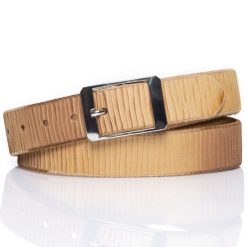 MUSTANG PASEK SKÓRZANY 35 mm SOPO-MUS069. Brązowe paski Mustang, bez wzorów, prążkowane, klasyczne. Za 59.99 zł.