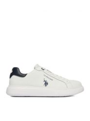 U.S. Polo Assn. Sneakersy EO-AUSTIN001M/6L1 Biały. Białe buty sportowe casual U.S. Polo Assn., bez wzorów, ze skóry, bez zapięcia. Za 299.99 zł.
