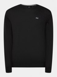 La Martina Sweter Wilmar WMS002 YW091 Czarny Regular Fit. Czarne swetry rozpinane La Martina, m, bez wzorów, z bawełny, bez kołnierzyka, bez ramiączek. Za 749.99 zł.