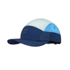 Czapka z daszkiem BUFF 5 PANEL GO CAP DOMUS DOMUS DARK DENIM. Niebieskie czapki z daszkiem Buff, bez wzorów, z denimu. Za 149.99 zł.