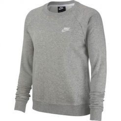 Bluza sportowa męska Nike Essential. Szare bluzy bez kaptura Nike, m, bez wzorów, bez kaptura. Za 249.00 zł.