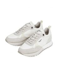 Pepe Jeans FOOTWEAR Sneakersy "Ari" w kolorze kremowym rozmiar: 46. Brązowe buty sportowe casual Pepe Jeans FOOTWEAR, bez wzorów, z jeansu, bez zapięcia. Za 173.99 zł.