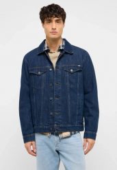 Męska Kurtka Jeansowa Mustang Style Dallas Jacket Denim Blue 1017474 5000 900. Niebieskie kurtki Mustang, na zimę, m, bez wzorów, z denimu, bez kaptura. Za 199.99 zł.