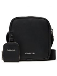 Calvin Klein Saszetka Ck Est. Pu Cube Reporter K50K511861 Czarny. Czarne saszetki i nerki CALVIN KLEIN, bez wzorów, ze skóry. Za 419.99 zł.