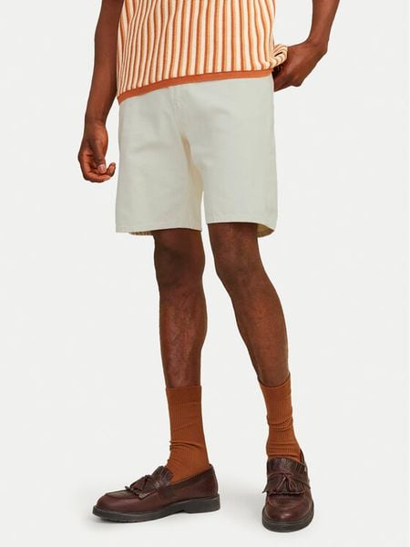 Jack & Jones Szorty jeansowe Tony 12249043 Écru Loose Fit. Szorty Jack & Jones, m, bez wzorów, z bawełny. Za 129.99 zł.