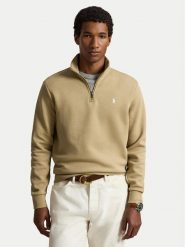 Polo Ralph Lauren Bluza 710P06234509 Beżowy Regular Fit. Brązowe bluzy Polo Ralph Lauren, m, bez wzorów, z bawełny, bez kaptura. Za 859.99 zł.
