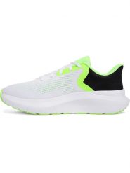 Under Armour Buty w kolorze biało-czarno-zielonym do biegania rozmiar: 44,5. Białe buty do biegania Under Armour, bez wzorów, z materiału, bez zapięcia, do biegania. Za 189.99 zł.