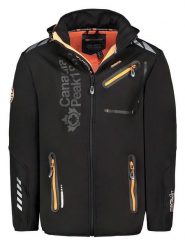 Canadian Peak Kurtka softshellowa "Royauteak" w kolorze czarnym rozmiar: XL. Czarne kurtki outdoor i hardshell Canadian Peak, xl, bez wzorów, bez kaptura. Za 201.08 zł.