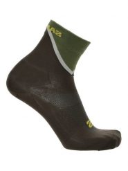 SALOMON Skarpety "Pulse Ankle" w kolorze oliwkowo-brązowym do biegania rozmiar: 42-44. Brązowe skarpety Salomon, bez wzorów. Za 56.66 zł.