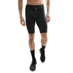 Męskie treningowe legginsy kolarki Fitness Siroko Press. Czarne legginsy długie sportowe SIROKO, l, bez wzorów, z materiału, na fitness i siłownię. Za 127.00 zł.