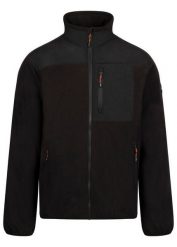 Dlx Lafferty - Męska kurtka polarowa Dlx czarna. Czarne kurtki Trespass, m, bez wzorów, z polaru, bez kaptura. Za 357.99 zł.