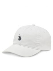 U.S. Polo Assn. Czapka z daszkiem MUP3426 Biały. Białe czapki z daszkiem U.S. Polo Assn., bez wzorów, z bawełny. Za 119.99 zł.