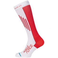 Odlo Skarpety unisex Running muscle force extra long biało-czerwone r. 39-41. Skarpetki sportowe marki ODLO. Za 107.35 zł.
