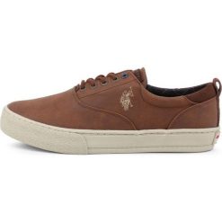 U.S. POLO ASSN. tenisówki męskie Galan 45 brązowe. Brązowe trampki U.S. Polo Assn., m, bez wzorów, bez zapięcia. W wyprzedaży za 251.00 zł.