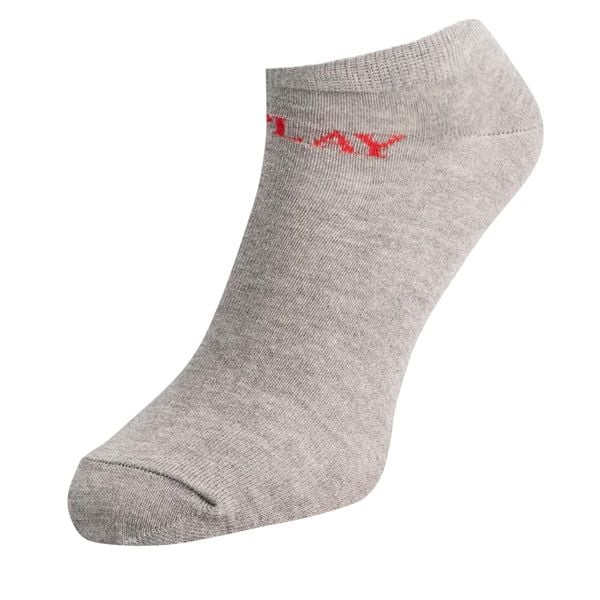 Melanżowe Skarpetki Z Logo Dla Dorosłych Unisex (zestaw 3 Sztuk). Szare skarpety Replay, bez wzorów, z bawełny. Za 95.99 zł.