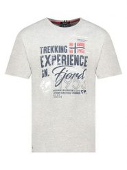 Geographical Norway Koszulka "Jamais" w kolorze szarym rozmiar: XL. Szare bezrękawniki Geographical Norway, xl, bez wzorów, z bawełny, bez kołnierzyka, bez ramiączek. Za 60.99 zł.