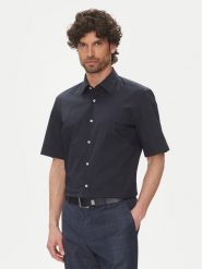 BOSS Koszula H-Joe 50539774 Granatowy Regular Fit. Niebieskie koszule Boss, m, bez wzorów, z bawełny, bez kołnierzyka, bez ramiączek. Za 269.99 zł.