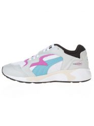 Puma Sneakersy "Prevail" w kolorze beżowo-fioletowo-błękitnym rozmiar: 42. Brązowe buty sportowe casual Puma, bez wzorów, bez zapięcia. Za 199.03 zł.
