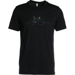 Icebreaker MENS TECH LITE CREWE CADENCE Tshirt z nadrukiem black. T-shirty marki Icebreaker. Za 299.00 zł.