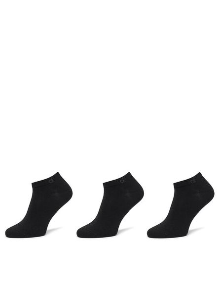 Calvin Klein Skarpety krótkie 701234366 Czarny. Czarne skarpety CALVIN KLEIN, bez wzorów, z bawełny. Za 69.99 zł.