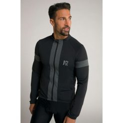 Męska Kolarska kurtka Softshell FLEXNAMIC® Odzież rowerowa polarek stójka. Czarna kurtki JAY-PI, m, bez wzorów, z elastanu, bez kaptura. Za 343.99 zł.