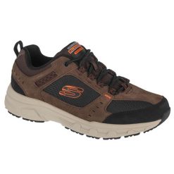 Buty trekkingowe męskie, Skechers Oak Canyon. Brązowe trekkingi Skechers, bez wzorów, bez zapięcia. Za 342.64 zł.