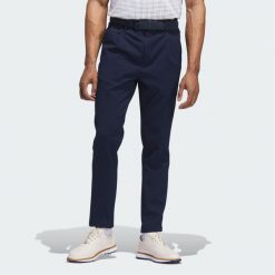 Spodnie Go-to Pleated. Niebieskie spodnie materiałowe Adidas, na co dzień, m, bez wzorów, sportowe. Za 479.00 zł.