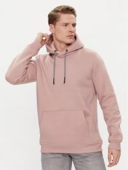 Brave Soul Bluza MSS-628SCHIZOIDG Różowy Straight Fit. Czerwone bluzy Brave Soul, l, bez wzorów, z syntetyku, bez kaptura. Za 129.99 zł.